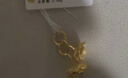 周六福（ZLF）七夕禮物  黃金耳飾女款足金玫瑰花耳釘耳鉤款養(yǎng)耳朵 定價(jià) 1.51g 曬單實(shí)拍圖