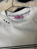 CHUU刺繡字母T恤女士2025年夏季新品純色基礎(chǔ)寬松短袖套頭上衣 白色 均碼 曬單實(shí)拍圖