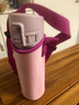 Bolikin杯套通用象印保溫杯套帶背帶水杯袋斜挎水杯套保護套防摔兒童杯套 新款背帶杯套粉色 480-500ml 曬單實(shí)拍圖