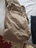 無(wú)印良品（MUJI）女式 橫豎彈力絲光斜紋修身錐形褲女休閑褲褲子BEM71C4S 米色 S （155/62A） 曬單實(shí)拍圖
