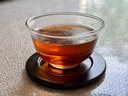 綠昌明茶碗玻璃寬口喝茶杯功夫茶杯小品杯耐熱品茗杯主人杯子80毫升 曬單實(shí)拍圖