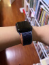 Apple Watch Series 7 智能手表GPS款41 毫米午夜色铝金属表壳午夜色运动型表带 运动手表S7 实拍图