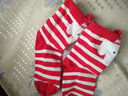足絲依棉襪秋冬大紅襪子 立體卡通圣誕襪 可愛(ài)日系麋鹿女士中筒襪4雙 卡通圣誕襪4雙 均碼 曬單實(shí)拍圖