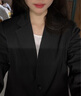 黛維亞（DEVEIA）春秋季大學(xué)生面試西裝套裝女商務(wù)通勤2023新款職業(yè)裝時(shí)尚小西裝女 西裝上衣+褲子【藏青色】 S 曬單實(shí)拍圖