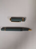 永生 698透明活塞鋼筆0.7MM 活塞式上墨 76湖藍色六窗金夾M尖0.7 0.7mm 曬單實(shí)拍圖
