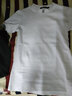 栩禧夏季短袖男純色彈力緊身t恤時(shí)尚潮牌型男硬漢風(fēng)圓領(lǐng)打底衫發(fā)型師 白色 M 曬單實(shí)拍圖