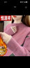 羅蒙（ROMON）高品質(zhì)羊毛衫加絨半高領(lǐng)毛衣女2023秋冬新款秋冬保暖寬松外穿內搭 粉色【加絨】 加厚 M 建議95-110斤 曬單實(shí)拍圖