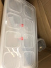 HDHE組合式食品留樣盒食堂小吃零食超市試吃盒地推試吃盒分格分裝盒 組合八格二代大蓋顏色可留言 曬單實(shí)拍圖