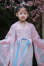 歐育兒童漢服女童夏秋溫柔超仙連衣裙新款洋氣國風女孩生日禮物演出服 粉色超仙刺繡連衣裙 常規(guī) B1517 140 【建議身高130-140cm】 曬單實拍圖
