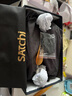 沙馳（SATCHI）男鞋 輕便時(shí)尚戶外休閑鞋縫線底牛皮透氣圓頭休閑鞋防滑健步鞋 黑色（962462175Z） 40 歐碼（國(guó)碼41） 曬單實(shí)拍圖