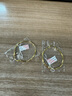 六福珠寶足金莫比烏斯環(huán)硬金工藝黃金耳圈耳環(huán)耳飾 計(jì)價(jià) A01TBGE0010 7.49克(含工費(fèi)1401元) 曬單實(shí)拍圖
