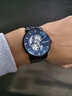 古尊（GOLGEN）手表男機械表國潮鏤空運動(dòng)鋼帶國表男士腕表節日禮物6185 【潮流·禮盒裝】黑武士+鋼帶 曬單實(shí)拍圖