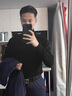 ZINGCHEN【羊毛中的貴族】口碑款細(xì)膩奢華160支美利奴 男士高領(lǐng)毛衣針織衫 黑色 S 曬單實(shí)拍圖