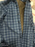 prenomen保暖襯衫男士休閑冬季加絨加厚條紋格子襯衣男裝衣服中老年爸爸裝 3083 XL 曬單實(shí)拍圖