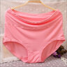 莫爾代內褲女寬松特肥特大碼胖mm高腰褲頭加肥加大碼大號300斤胖妹妹無(wú)痕短褲頭女士?jì)妊?豆粉色+膚色+桔色+淺藍色-4條裝 5582# 120-170斤穿 曬單實(shí)拍圖