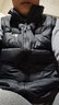 羅蒙（ROMON）加厚羽絨服馬甲男士冬季保暖外套冬裝防寒服外穿羽絨背心男裝新品 黑色 XL 135-150斤 曬單實(shí)拍圖