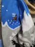 北极绒男童毛衣秋冬儿童毛衣针织衫加绒加厚纯棉打底衫男孩大童装套头衫 蓝色（不加绒） 170码（建议身高160CM左右） 实拍图