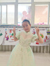 卡米班禮服女童模特走秀兒童公主裙花童3-12歲小女孩主持輕奢高端演出服 淺綠色圖片色女童禮服 130 cm(130cm) 曬單實(shí)拍圖