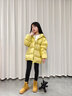 雅鹿2025新款洋氣兒童羽絨服男童女童寶寶中大童短款冬季加厚外套冬裝 黃色 160 曬單實拍圖