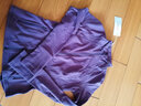 愛(ài)暇步 秋冬瑜伽服外套女顯瘦跑步運動(dòng)夾克外套長(cháng)袖健身服加厚拉鏈開(kāi)衫 紫舒色/棉感親膚 L 曬單實(shí)拍圖