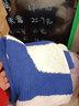 POUM毛衣男秋冬季新款寬松高級感外套韓版條紋復古針織衫圓領(lǐng)撞色線(xiàn)衣 GMFS-9954 藍色 L 【推薦體重110-130斤】 曬單實(shí)拍圖
