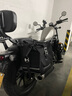 山竹（shanzhu）適用本田CM300/cm500叛逆者改裝防水邊包掛包側邊包帆布包快拆邊 大號黑的帆布包右 帶支架 曬單實(shí)拍圖