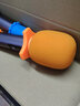 suly麥克風(fēng)防護三件套KTV包廂配件無(wú)線(xiàn)手持防摔套話(huà)筒保護套尾套防滑圈四角圈咪頭罩海綿防噴套防滾圈 1.0藍色+橙色三件套，各2套（共4套） 曬單實(shí)拍圖