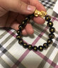 阿梵尼黃金手鏈男女款足金貔貅手串轉(zhuǎn)運(yùn)珠情人節(jié)生日禮物送男友老公 貔貅六字真言瑪瑙男約1g 曬單實(shí)拍圖