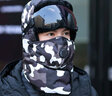 笙格兒 帽子男女士冬季保暖防寒雷鋒帽戶外棉帽東北加絨加厚騎車冬天防風(fēng)護(hù)耳 黑色-透明眼鏡 均碼 曬單實拍圖