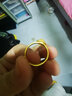 菜百首飾 黃金戒指 女款足金山茶花系列-山茶花戒指 計價(jià) HJ 戒指 約3.14g 曬單實(shí)拍圖