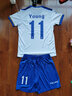 KELME /卡爾美職業(yè)足球服套裝男透氣學(xué)生組隊球衣比賽定制隊服 白/藍 M 曬單實(shí)拍圖