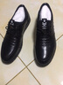 蜘蛛王男鞋軟面牛皮秋季新款休閑皮鞋37至44碼平底圓頭軟底真皮男士皮鞋 黑色 43 曬單實(shí)拍圖