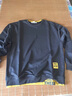 花花公子（PLAYBOY）衛衣男士加絨長(cháng)袖T恤男裝秋冬大碼潮流寬松春季打底衫學(xué)生復古 17灰藍 XL 曬單實(shí)拍圖