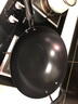 安博力（Abrel）不粘鍋炒鍋炒菜鍋32CM黑晶炒鍋少油煙電磁爐燃?xì)馔ㄓ?32CM無耳+鍋蓋 32cm 曬單實(shí)拍圖