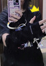 女王飾界（QUEENS JEWELRY）可調節白色袖套防曬冰袖女寬松防紫外線(xiàn)夏長(cháng)手護臂騎行夏季戶(hù)外男 01-黑色【機車(chē)袖套】 可調節 曬單實(shí)拍圖
