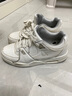 愛(ài)洛斯汀堡 鞋子男港風(fēng)氣墊運動(dòng)鞋男韓版學(xué)生學(xué)院情侶休閑跑步鞋女球鞋男鞋 XS222白灰 40【標準尺碼】 曬單實(shí)拍圖