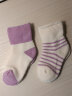 茵儿帮婴儿袜子棉质加厚儿童棉袜0-1-3岁宝宝袜子幼儿秋冬季保暖中筒袜 紫色组5双装 1-3岁 实拍图