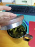 言和堂綠茶杯月牙泡茶杯辦公室玻璃茶杯家用過濾水杯簡(jiǎn)約帶蓋杯子 聽風(fēng)-大號(hào)綠茶杯（宿青）-帶蓋 曬單實(shí)拍圖