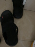 牧特凡缇 凉鞋男夏季新款凉鞋外穿休闲防滑沙滩开车青少年运动越南拖鞋 黑白 42 实拍图