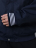 TOMMY HILFIGER【雙面穿】秋冬男女休閑美式學院棒球領飛行員夾克外套藏青色/深藍色DW5L （推薦：150-165斤） 曬單實拍圖