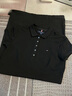 TOMMY HILFIGER【修身顯瘦】25夏季女裝珠地網眼氣質純色微彈POLO裙連衣裙 【經典凈色】經典黑BDS S 曬單實拍圖