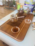 星皆滿  天然重竹茶盤家用茶臺儲排水抽屜式實(shí)木大號家用托盤功夫茶具 重竹茶盤-寬宏 曬單實(shí)拍圖