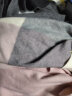 Ceokue羊毛围巾女冬款秋冬季女士新品羊绒英伦围脖圣诞节送女友生日礼物 拼色羊毛（浅粉+浅紫+米色） 实拍图