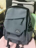 回力雙肩包男初高中大學(xué)生書(shū)包簡(jiǎn)約時(shí)尚減負高顏值青少年背包電腦包 灰色【可放15.6吋電腦】 曬單實(shí)拍圖