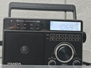 熊貓（PANDA） T-19全波段收音機 老年人大音量插卡U盤(pán)廣播半導體 臺式收錄機 唱戲機 藍牙 黑色+8GTF卡 曬單實(shí)拍圖