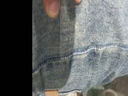 真維斯（Jeanswest）2025夏季新款寬松男士牛仔褲直筒褲韓版潮流高腰男士哈倫褲 青古藍 34 曬單實拍圖