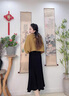 瑞秋兒針織連衣裙女秋冬季新款女裝輕熟甜美氣質(zhì)御姐溫柔感套裝裙子 套裝 S 曬單實拍圖