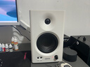 漫步者音響mr4 高保真有源監聽(tīng)2.0音箱 HIFI音質(zhì) 多媒體電腦電視音響 桌面音響節日禮物 白色+紅白升級線(xiàn)-音響連接金銀線(xiàn) 曬單實(shí)拍圖
