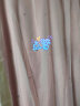 诺罗 简易窗帘免打孔安装魔术贴布纱一体双层卧室小窗帘纯色粘贴遮光 粉色魔术贴款（布纱双层） 宽1米*高2米/1片 实拍图