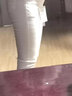 拓澀（TUOSE）牛仔褲女秋季新款韓版顯瘦小腳褲白色彈力緊身鉛筆褲修身外穿長褲 米白長褲 26 曬單實拍圖